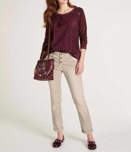 Блузка, бордовая - Heine фото 3