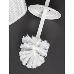 Ёршик для унитаза Melange, d=14 см, h=42 см, с подставкой, цвет молочный туман - Simaland фото 4