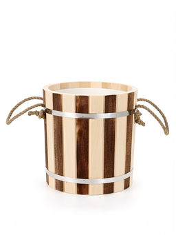 Ведро-запарник для бани и сауны «Термо», 10 л, деревянное, пластмассовая вставка