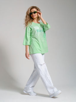 897 Футболка "Салатовый"