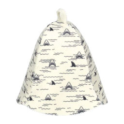 Шапка для бани и сауны "Акулы" "Банные штучки"