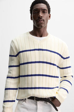 LIMITED EDITION STRIPED JACQUARD SWEATER - Zara фото 5