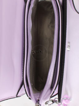 Сумка женская искусственная кожа Ch&K-8618, 1отд, 2плеч/рем, сирень SALE 255091 - Adelia фото 8