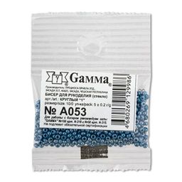 Бисер Чехия GAMMA круглый 6 10/0 2.3 мм 10 х 5 г 1-й сорт - Zlatka фото 4