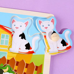 Рамка-вкладыш Животные на ферме - Лесная мастерская фото 2