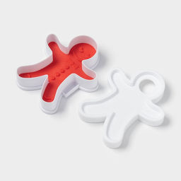 Форма для печенья Доляна «Пряничный человечек», двусторонние печати 3 шт., пресс, 13×11×3.5 см, МИКС