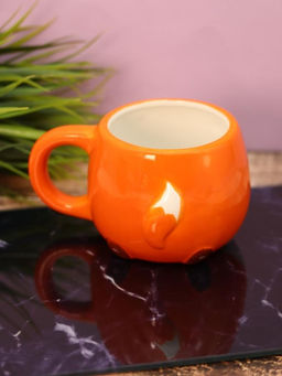 Кружка керамическая FOX, orange, 450 мл