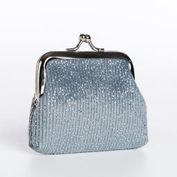 Кошелёк детский на фермуаре, цвет серый - Simaland фото 2