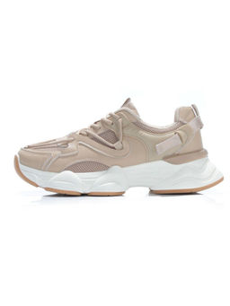 05-6035-5 DK. BEIGE Кроссовки женские (искусственные материалы) - No name фото 6