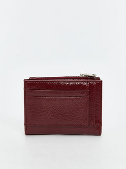 Deri G?r?n?ml? Kad?n C?zdan