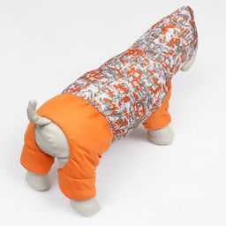 Комбинезон для животных Апельсинка, флис, XS (ДС 18-20, ОШ 24, ОГ 27-30 см) - Simaland фото 4