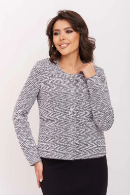 ЗЛАТА Жакет М 3243/серый