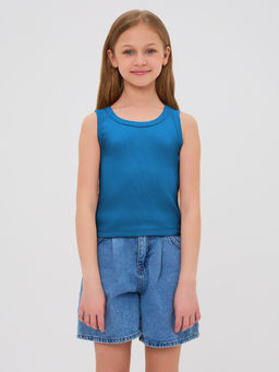 Майка кашкорсе в рубчик с лайкрой - Nota bene фото 5