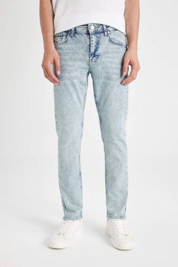 Carlo Skinny Fit Ekstra Dar Kal?p Normal Bel Ekstra Dar Paca Jean Pantolon - Defacto фото 2