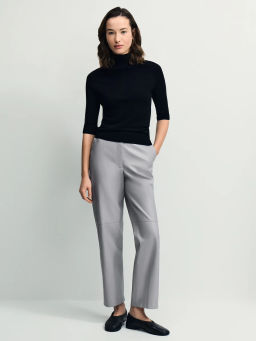 Брюки из искуственной кожи / Zarina  фото 5