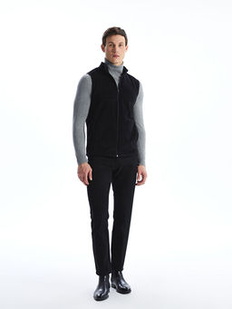 Rahat Kal?p Dik Yaka Polar Erkek Yelek