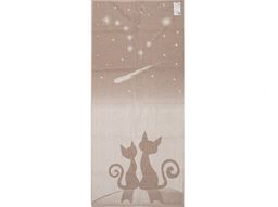 6с102.511ж2 В тишине (лен3) Полотенце махровое 67х150см