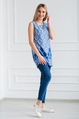 Туника женская из кулирки Орнамент