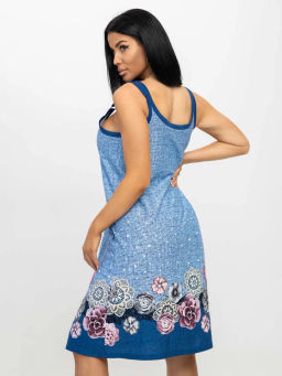 Сарафан женский, цвет синий