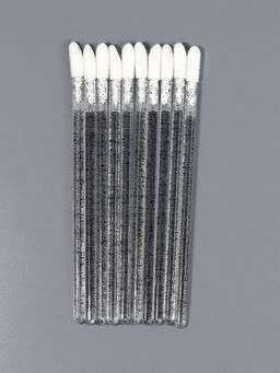 Аппликаторы для помады и блеска, набор - 10 шт., 9 см, чёрные