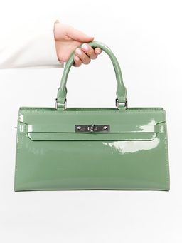 LACCOMA сумка Y2169-2-мятный натуральная кожа полиэстер  фото 6