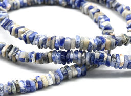 Бусы из Содалита квадрат 5*2мм, 48см