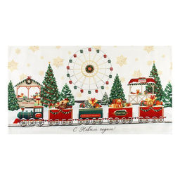 Полотенце Этель Новогодняя ярмарка 40х73 см, 100% хл, саржа 190 гр/м2  фото 8