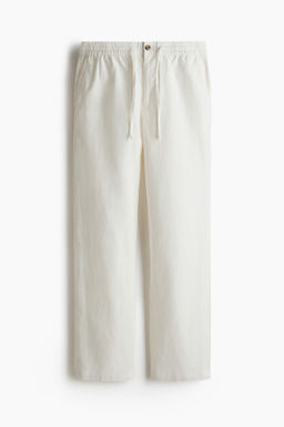 Pantal?n en mezcla de lino Regular Fit - H&m фото 4