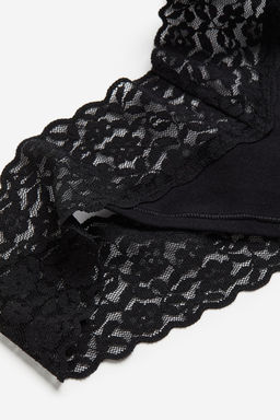 Pack 5 bragas Thong de encaje - H&m фото 6