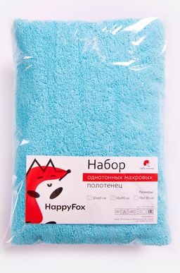 Набор для ванны из 3х махровых полотенец Happy Fox Home  фото 20
