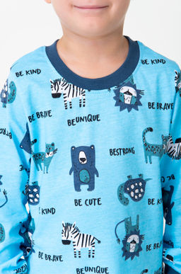 Хлопковая пижама для мальчика Bonito  фото 5