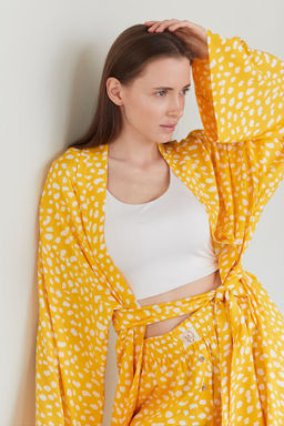 Костюм женский SET057/02/Желтый, белый - M&G all natural фото 5