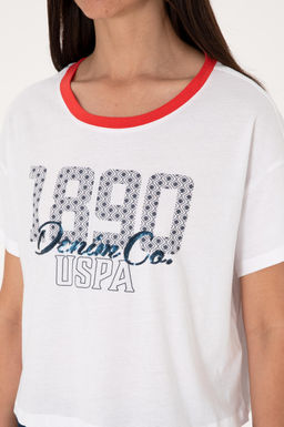 Kad_n Beyaz Ti__rt Sepette S_rpriz _ndirim - U.s. polo assn фото 7