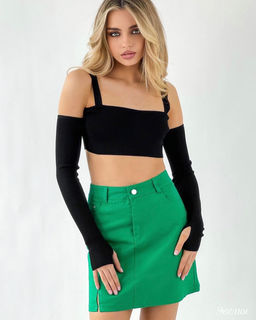 Юбка Эвелия (зеленый) - Nadi bordo фото 3