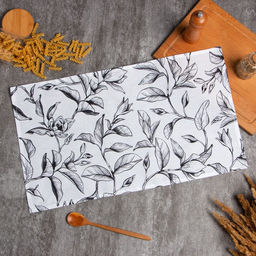 Цена за 2 шт. Кухонное полотенце Доляна. Plant leaves 35?60 см, 100% хлопок, рогожка 164 г/м?