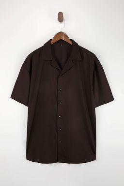 Kahverengi Regular Erkek Gomlek TMNSS26GO00016