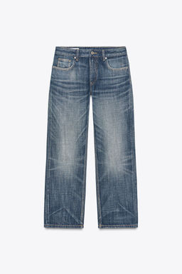 TRF STRAIGHT CROP MID-WAIST JEANS - Zara фото 20