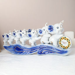 Статуэтка Семь слоников 15*36 см / W358 /уп 18/ - ГалеонТрейд фото 2