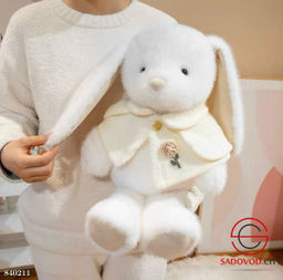 Плюшевая мягкая игрушка заяц