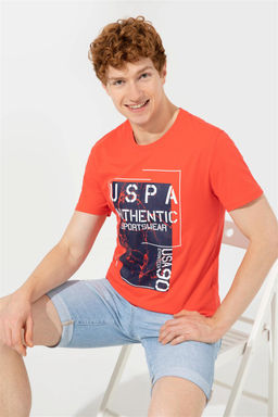 Мужская красная велосипедная шея T -Fish Surprise Discount в корзине