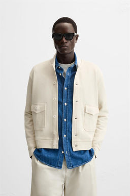 RIBBED JACKET WITH POCKETS - Zara фото 2