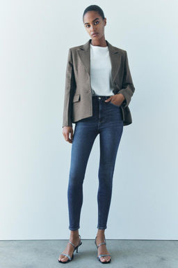 ZW COLLECTION SKINNY HIGH-WAIST JEANS - Zara фото 33