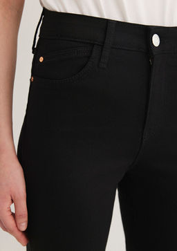 Cindy 90lar Siyah Jean Pantolon