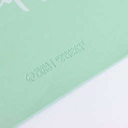 Коврик под миску форменный Лапка, 39 х 30 см, мятный - Пушистое счастье фото 4