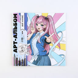 Цена за 3 шт. Раскраска-антистресс «Мир Аниме»