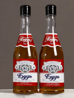 Подарочный набор Будь, гель для душа и шампунь для волос пиво, 2?500 мл, Чистое счастье  фото 3