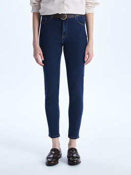 Beli Kemerli Mercury Skinny Fit Kad?n Jean Pantolon - Waikiki фото 3