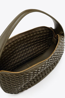 WOVEN-EFFECT HANDBAG - Zara фото 7
