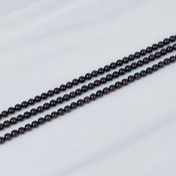 Бусины для украшений из Граната (Пироп) (64 бусины) 39 см