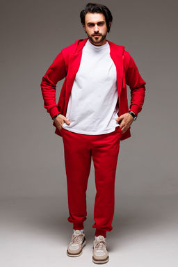 Спортивный костюм GO M3070/11-02.176-182 красный - Pirs фото 2